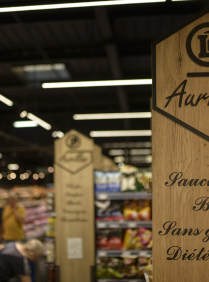 e.Leclerc . Aurillac, réalisation l&l Lameynardie