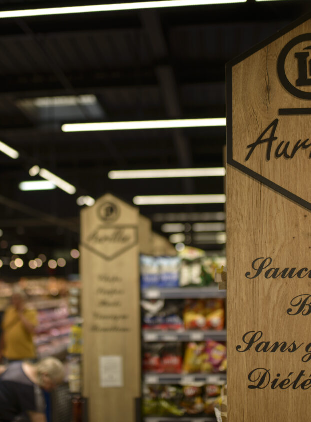 e.Leclerc . Aurillac, réalisation l&l Lameynardie