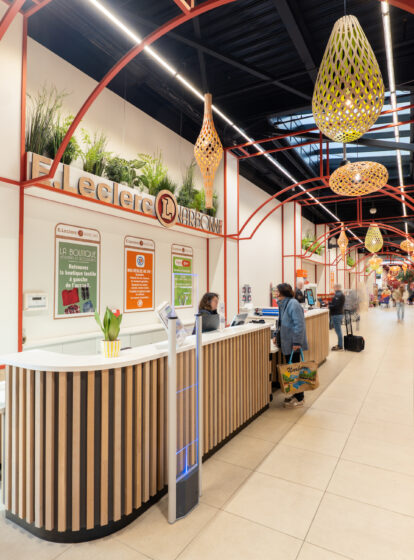 E.Leclerc . Narbonne, réalisation l&l Lameynardie