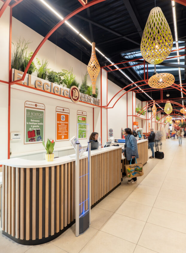 E.Leclerc . Narbonne, réalisation l&l Lameynardie